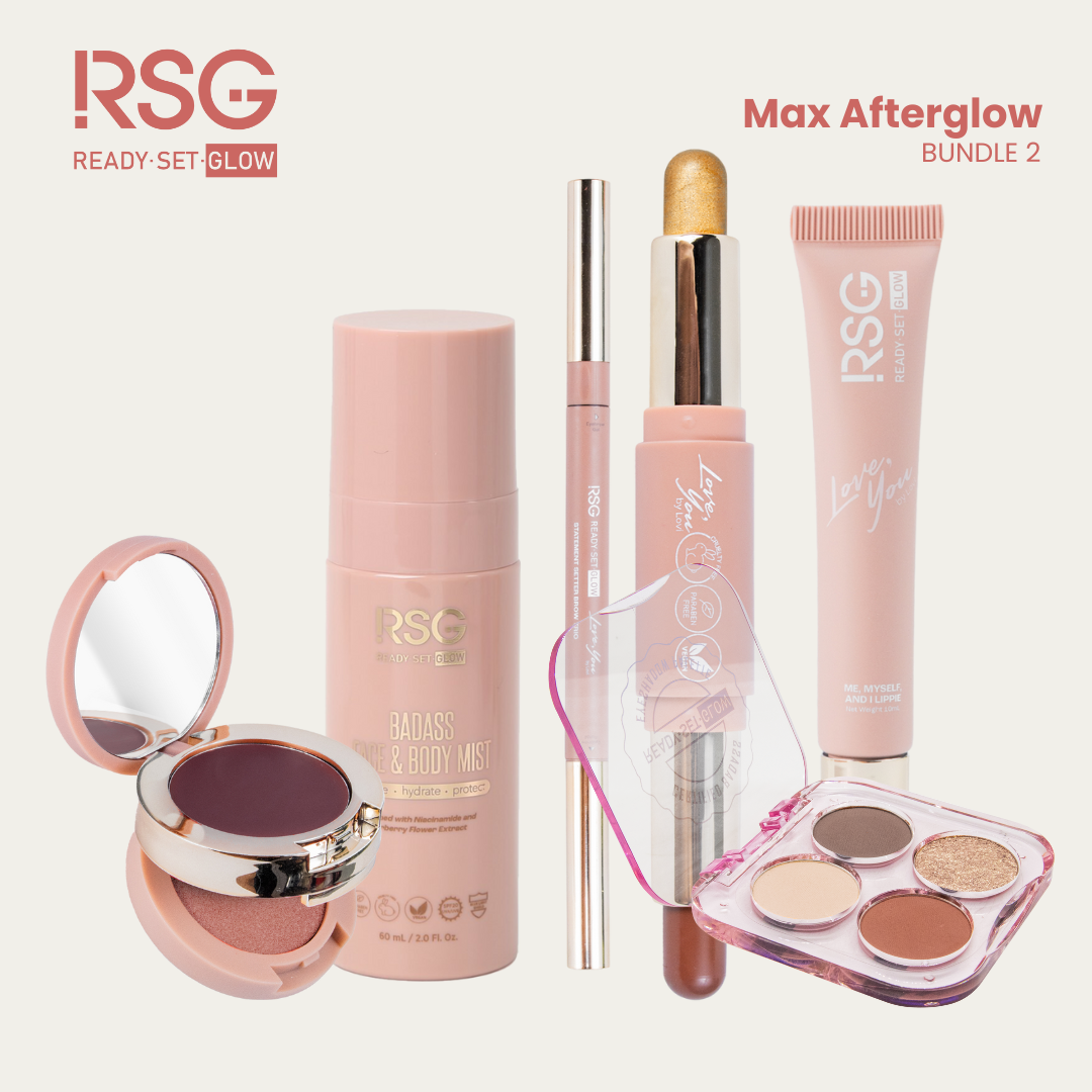 RSG Ready Set Glow Max Afterglow Bundle w/ fur pouch - Ready Set Glow PH