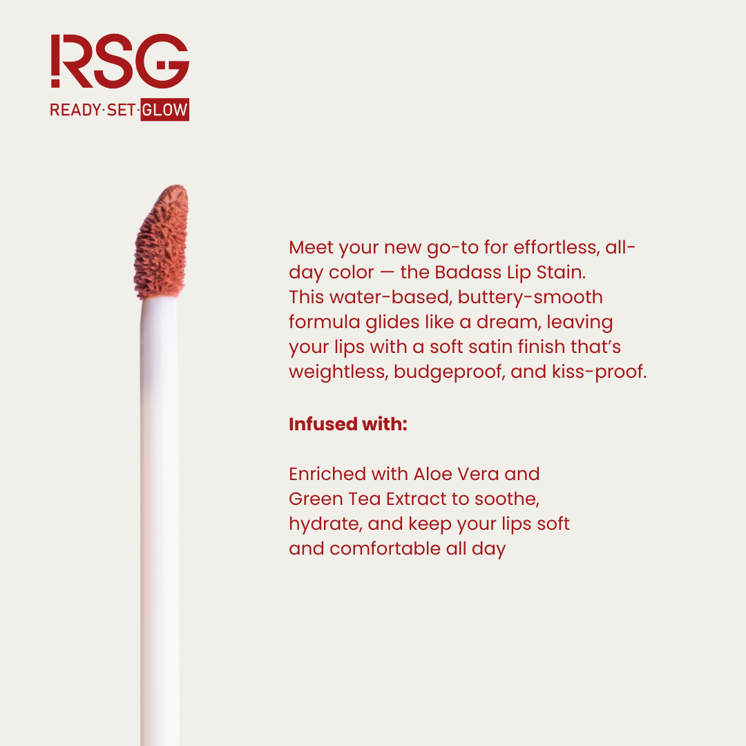 RSG Lip Glow Duo | Lip Stain w/ Free Lip Serum in Naked Truth & RSG Paper Bag