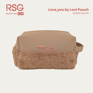 RSG Ready Set Glow l Glow Fur It Bundle w/ Lovi Pouch | MakeUp Cosmetic Set |