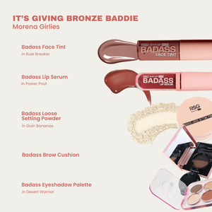 RSG Ready Set Glow Its Giving Main Character Bundle | Make-up Essentials that includes a Puff Tote