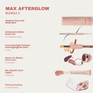 RSG Ready Set Glow Max Afterglow Bundle w/ fur pouch - Ready Set Glow PH