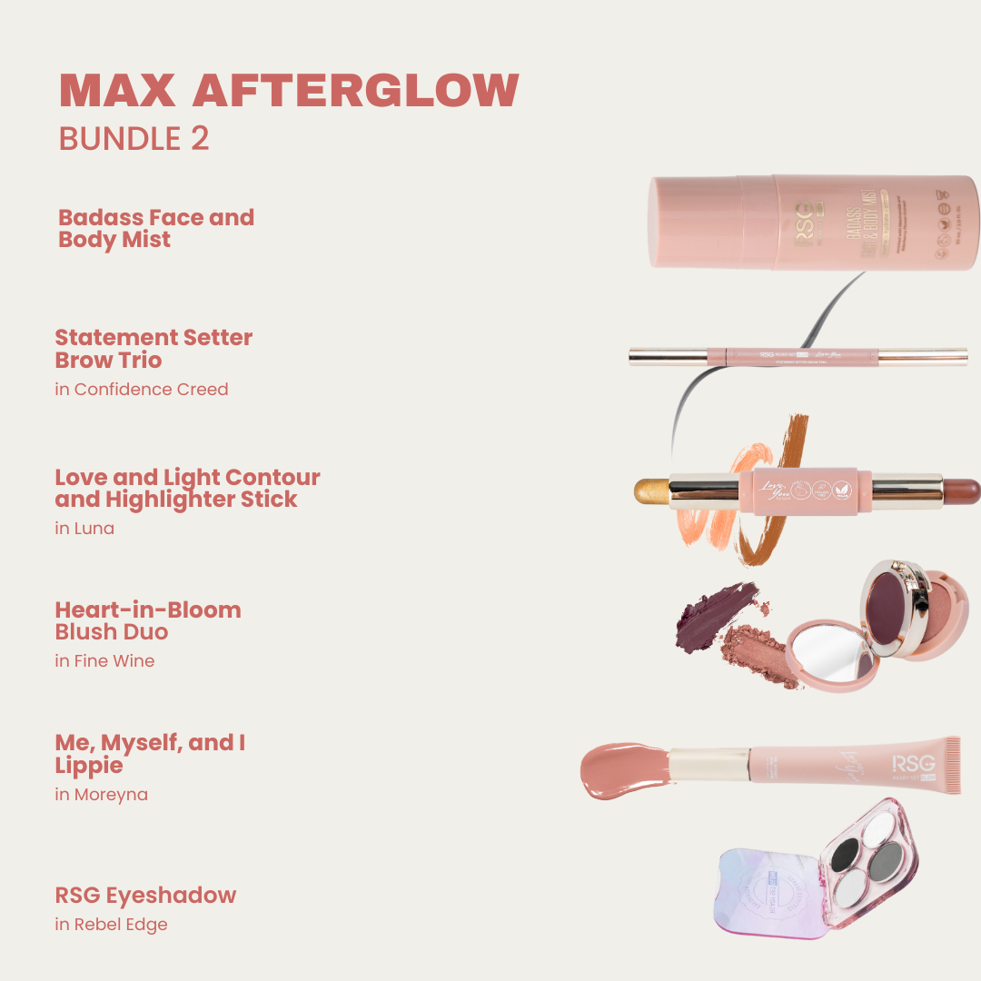 RSG Ready Set Glow Max Afterglow Bundle w/ Carryall Puff