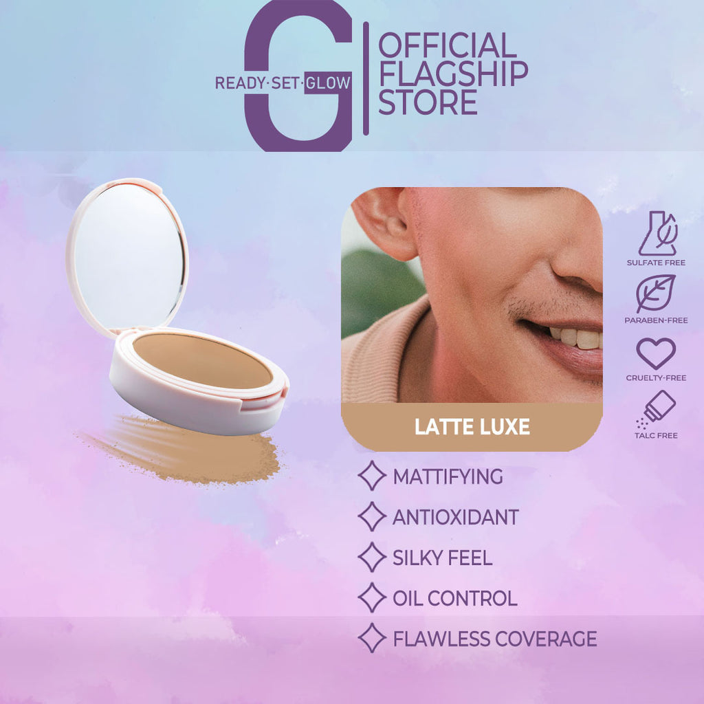 [Latte Luxe] Killer Cover-up Compact Powder with SPF30 and VIT E - Ready Set Glow PH