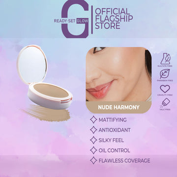 [Nude Harmony] Killer Cover-up Compact Powder with SPF30 and VIT E - Ready Set Glow PH
