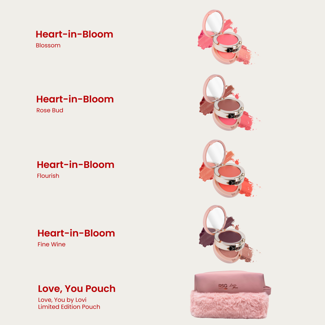 RSG X LOVI: Heart In Bloom Set | Blush Duo | Christmas Bundle