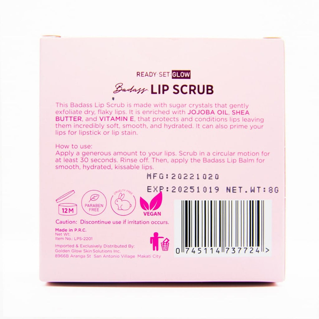 Badass Lip Scrub - Ready Set Glow PH
