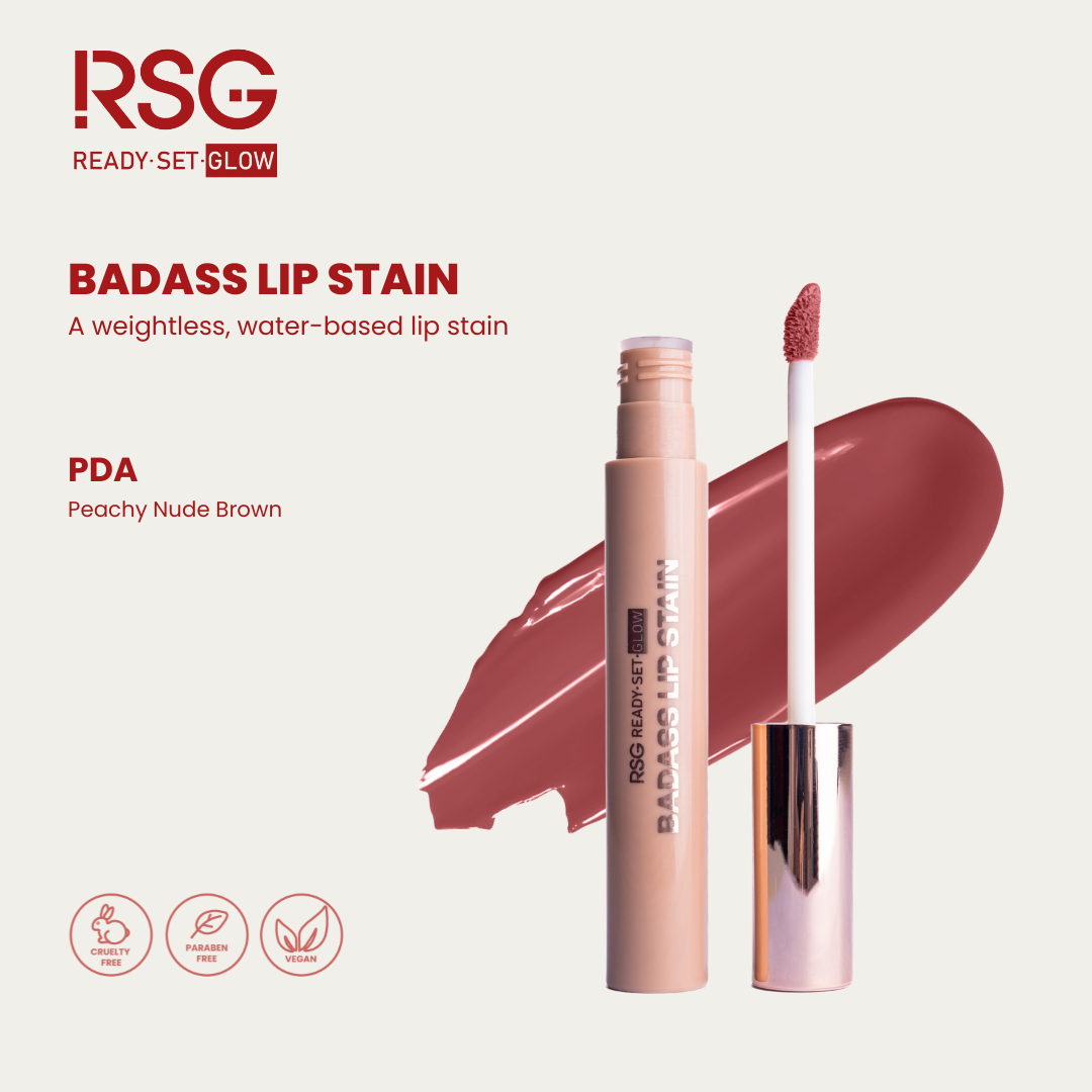 RSG Lip Glow Duo | Lip Stain w/ Free Lip Serum in Naked Truth & RSG Paper Bag