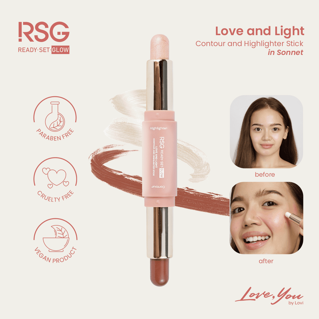 RSG x LOVI Love and Light Contour and Highlighter Stick - Love,You by Lovi