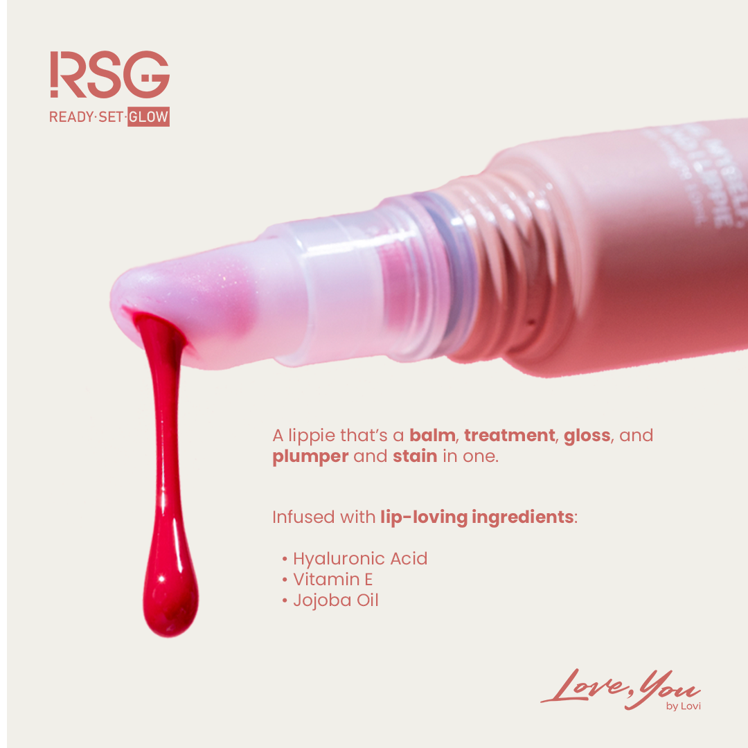 RSG Ready Set Glow Me Myself and I Lippie Set | Multi Use Lip Treat | Christmas Bundle