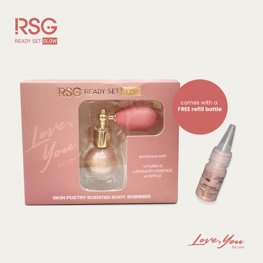 RSG x LOVI Skin Poetry Scented Body Shimmer Spray - Love,You by Lovi